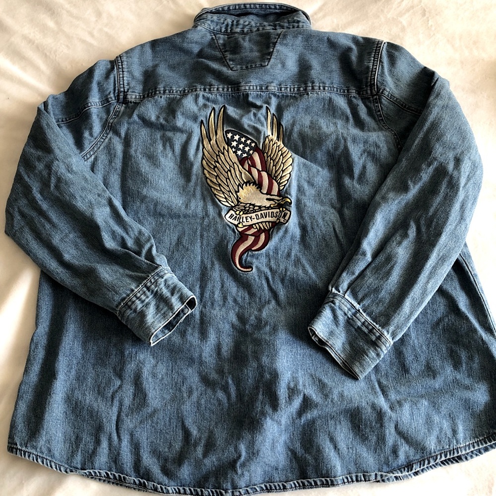 Vintage Harley-Davidson Button Down